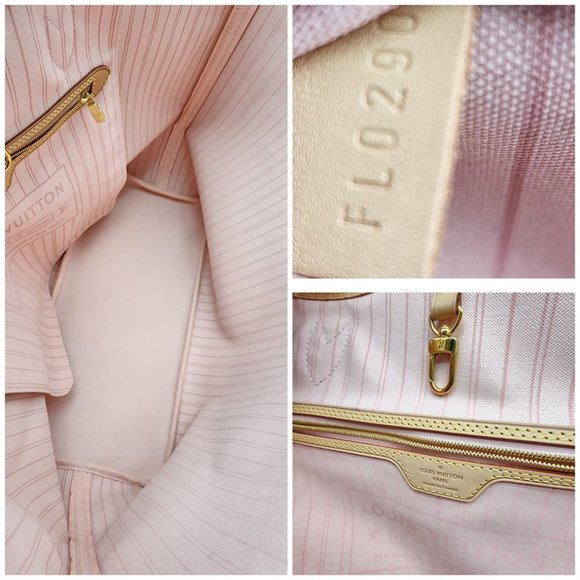 Louis Vuitton Neverfull GM Tote in Damier Azur Canvas Mint Condition - Picture 4 of 5